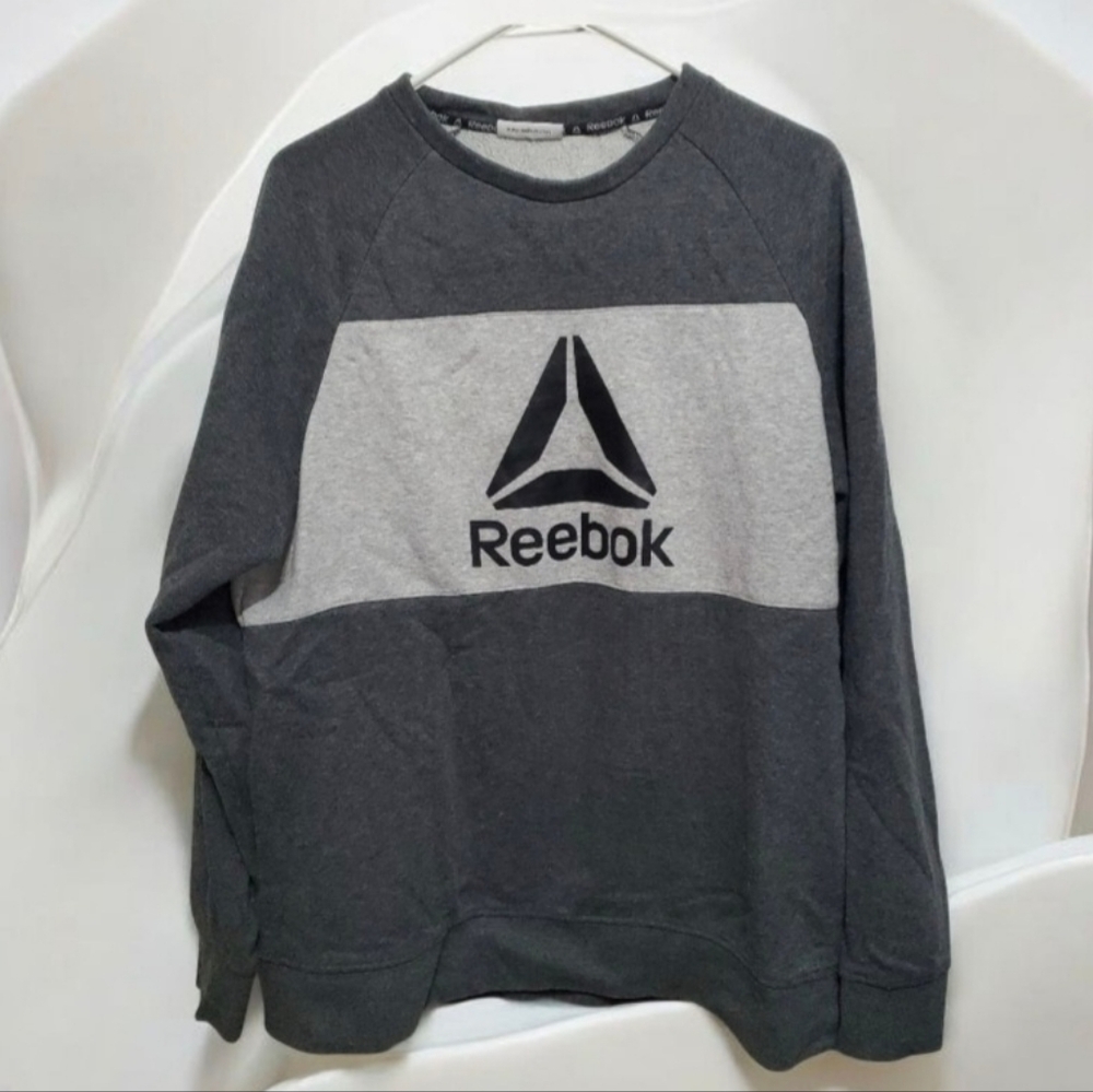 Reebok Sweatshirt Men's Big Logo Pullover size M